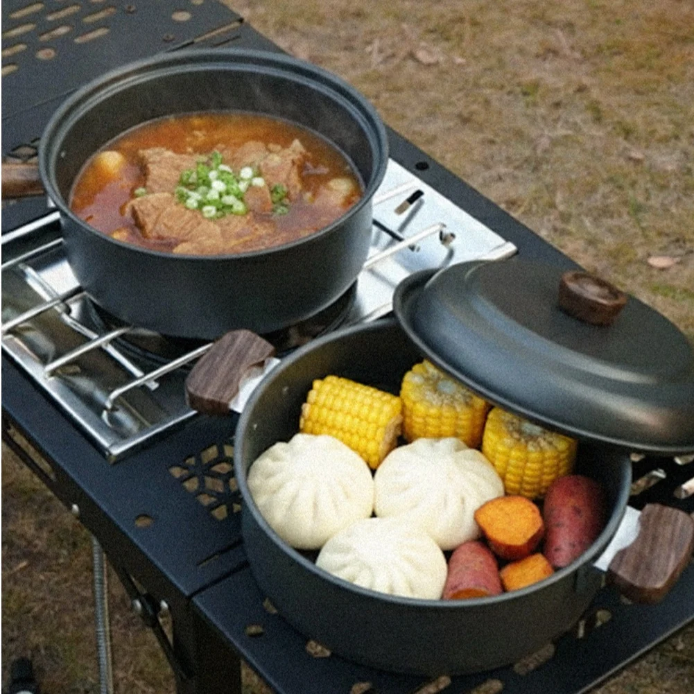 3L Camping Cooking Pot Set Alu - огляд і ціна Camping Cooking Equipment