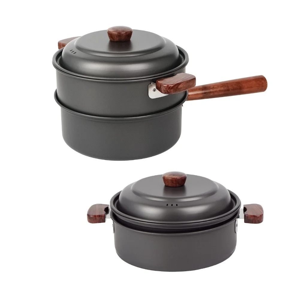 3L Camping Cooking Pot Set Alu - огляд і ціна Camping Cooking Equipment
