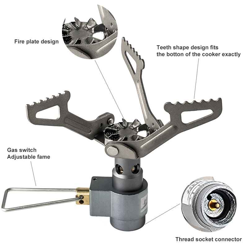 BRS Outdoor Gas Stove Mini Cam - огляд і ціна Camping Cooking Open Fire