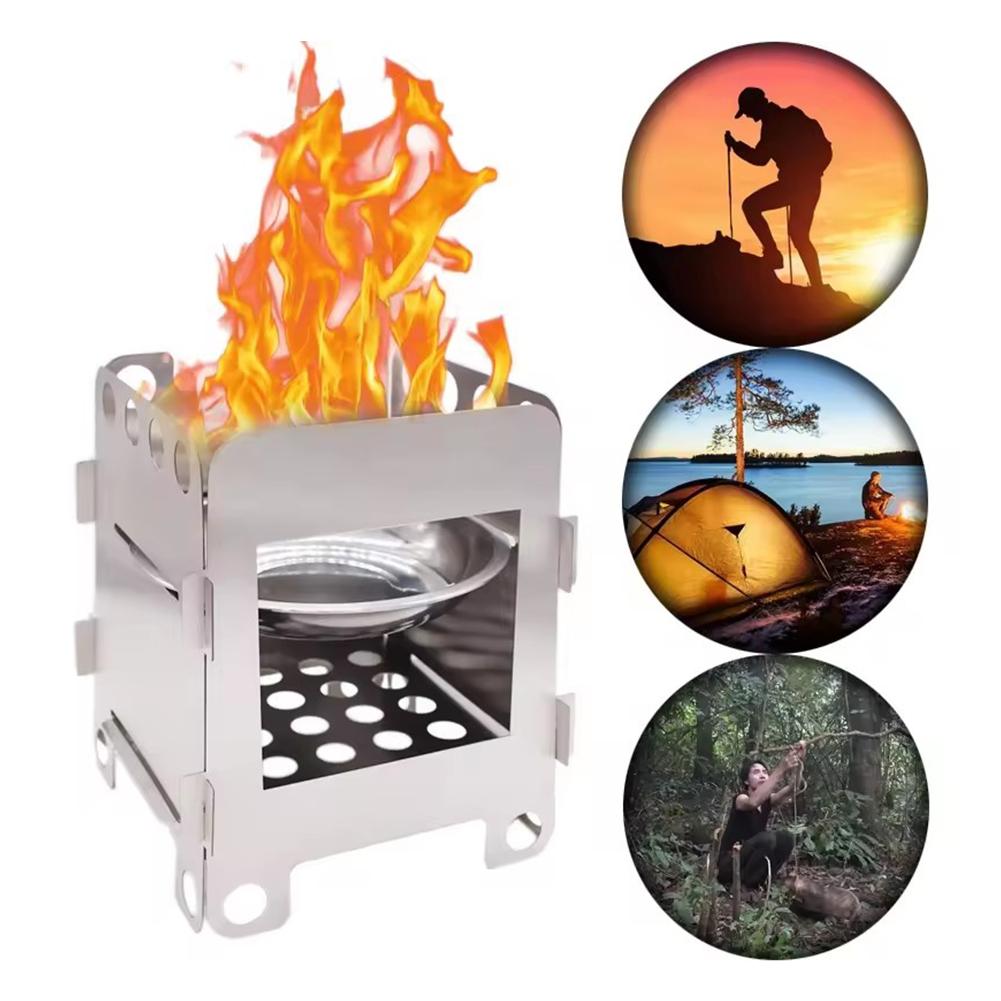 Folding Camping Wood Stove Por - огляд і ціна Camping Cooking Heater