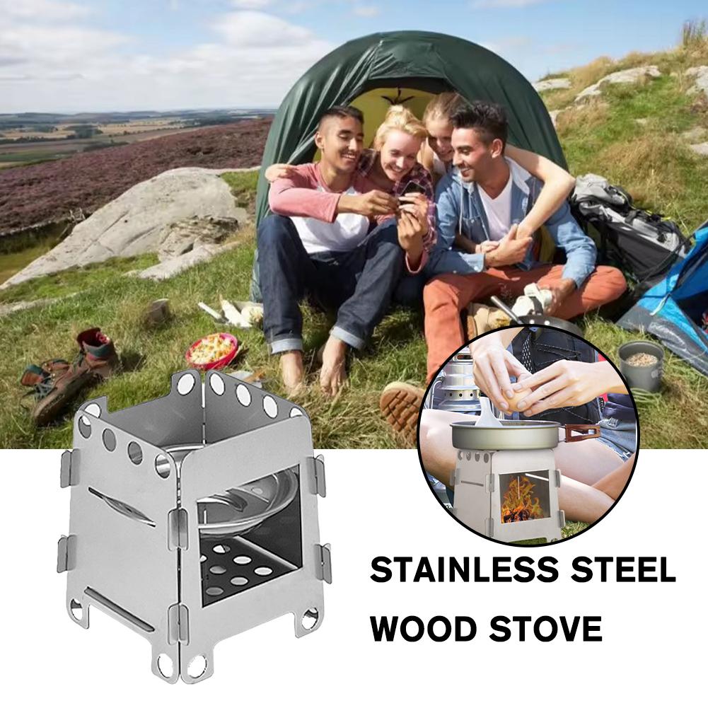 Folding Camping Wood Stove Por - огляд і ціна Camping Cooking Heater