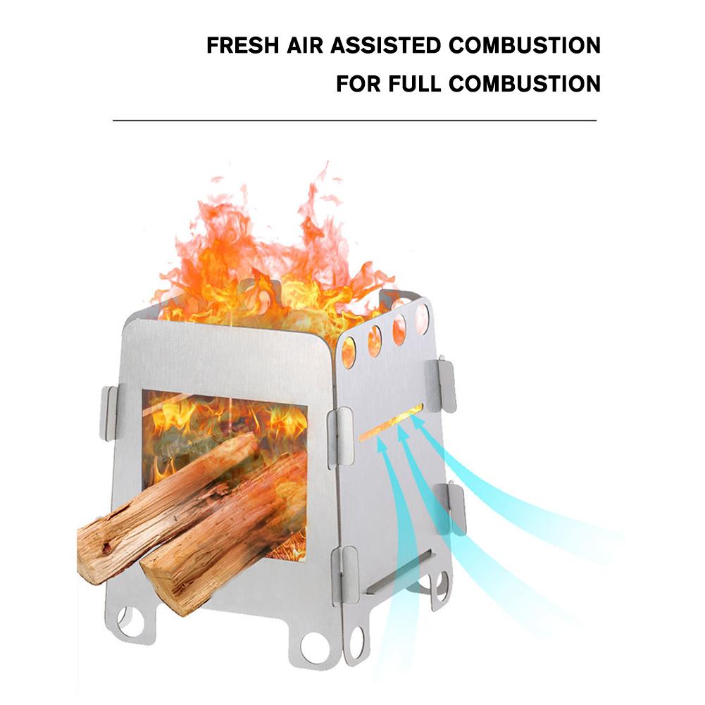 Folding Camping Wood Stove Por - огляд і ціна Camping Cooking Heater