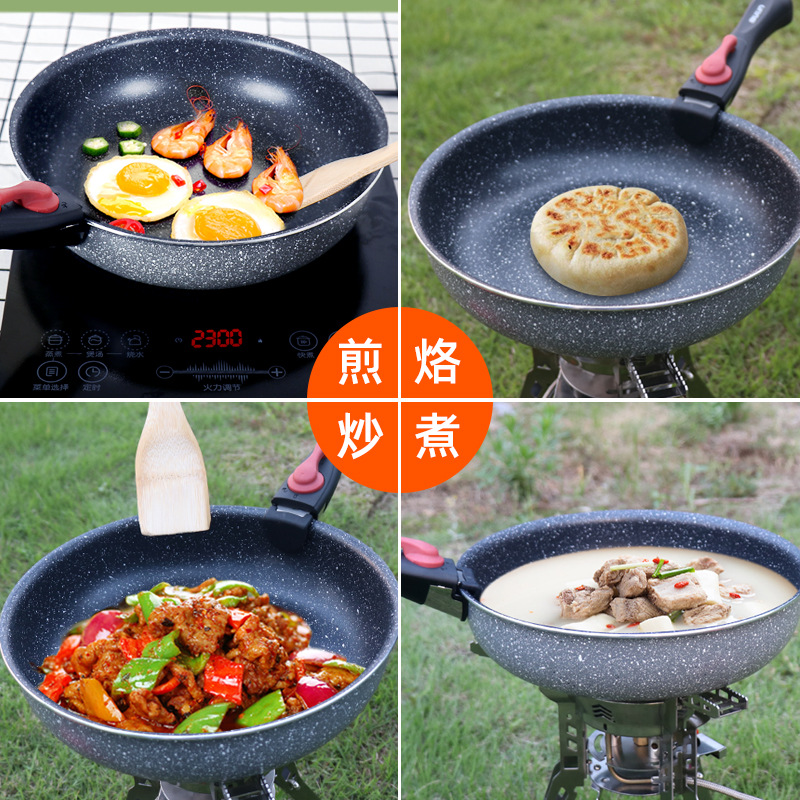 2026Outdoor Wok Portable Cooki - огляд і ціна Camping Cooking Handle