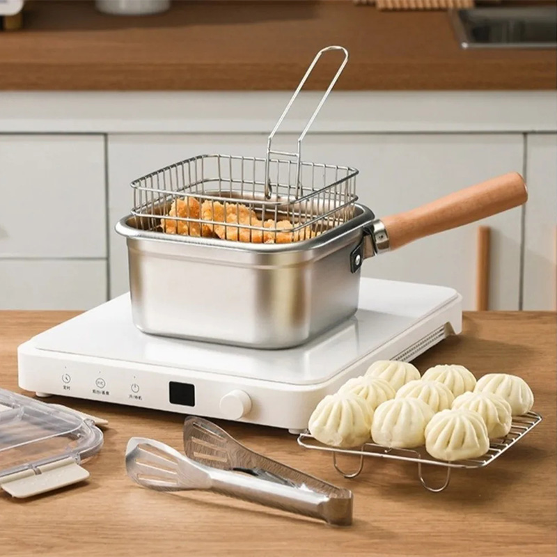 Durable Stainless Steel Frying - огляд і ціна Japan Camping Cooking