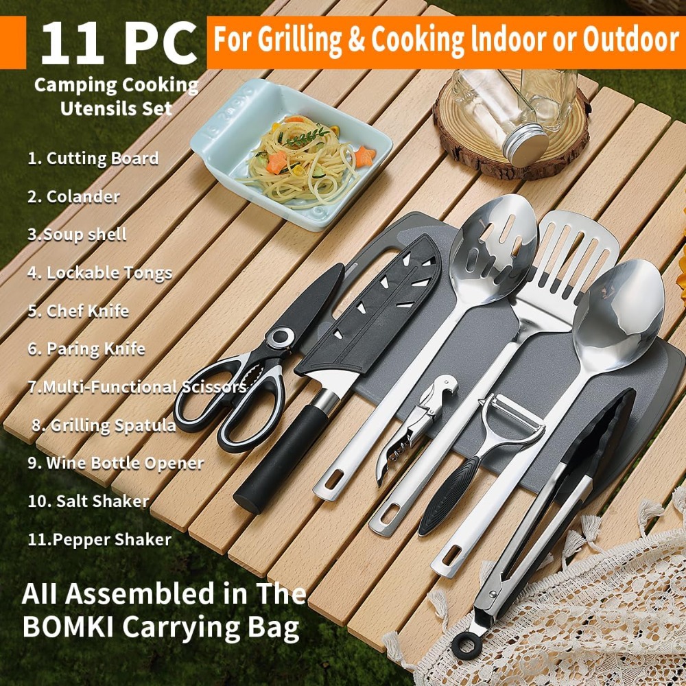 Camping Cooking Utensil Set 10 - огляд і ціна Camping Cooking Bbq