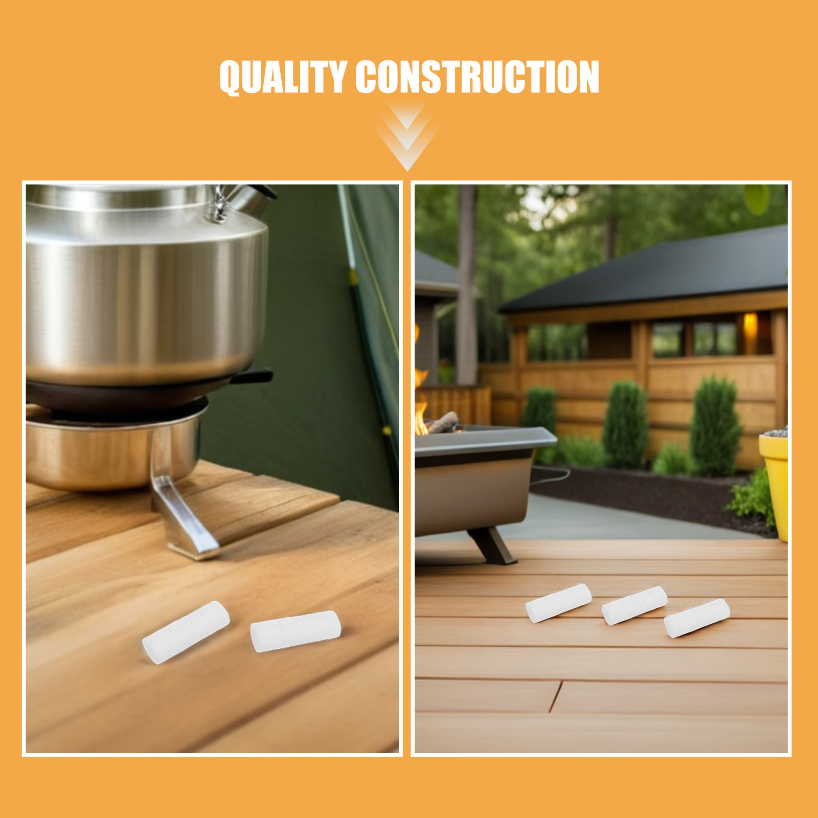 30Pcs Fire Starter Cotton Bloc - огляд і ціна Camping Cooking Fire