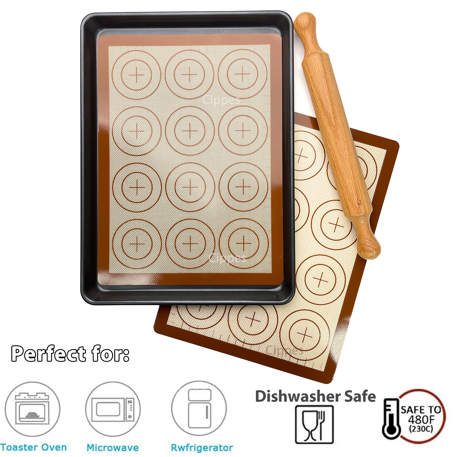 1PC Silicone Baking Mat for Ov - огляд і ціна Camping Cooking Mat