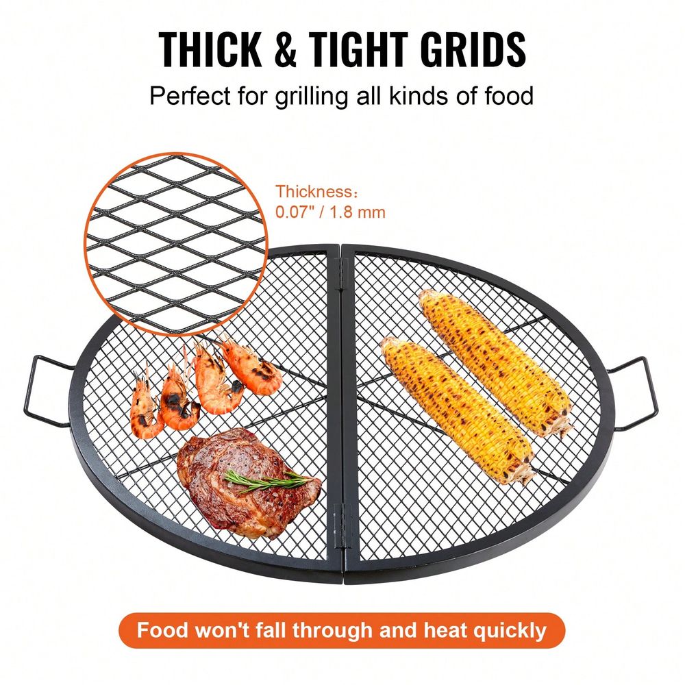 Fire Pit Grill Grate, Foldable - огляд і ціна Campfire Cooking