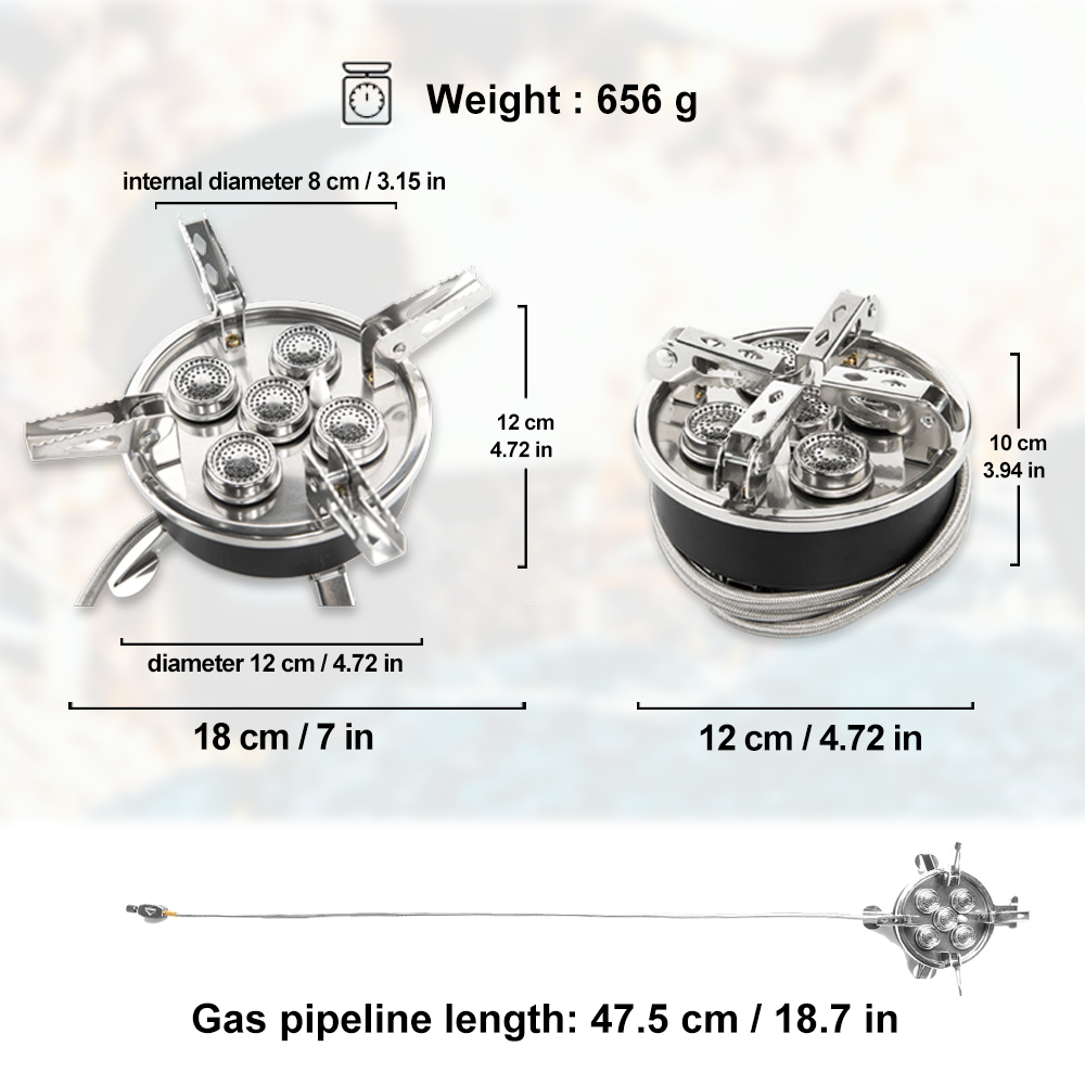 Widesea Camping 5in1 Gas Stove - огляд і ціна Camping Cooking Heater