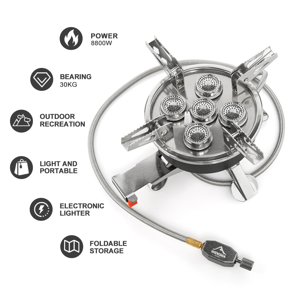 Widesea Camping 5in1 Gas Stove - огляд і ціна Camping Cooking Heater