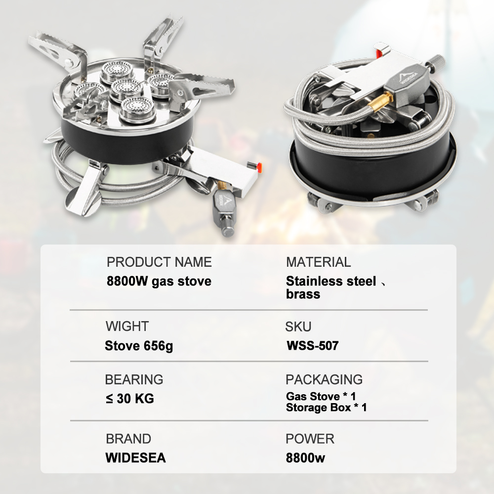 Widesea Camping 5in1 Gas Stove - огляд і ціна Camping Cooking Heater