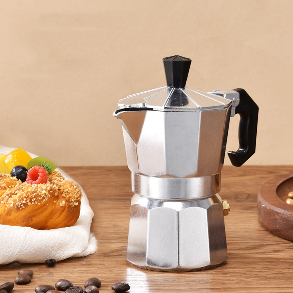 Moka Pot Aluminum Octagonal It - огляд і ціна Camping Cooking Accessories