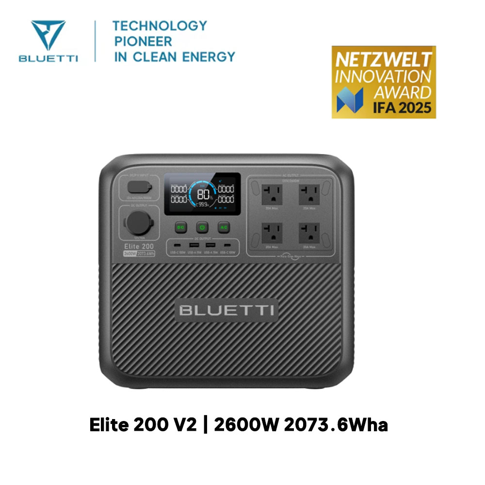 【Renew】BLUETTI Elite 200 V2 Po - огляд і ціна Camping Cooking Equipment