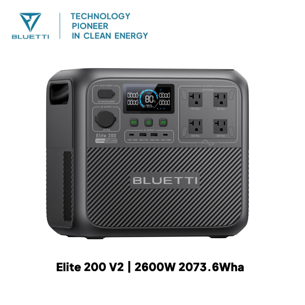 【Renew】BLUETTI Elite 200 V2 Po - огляд і ціна Camping Cooking Equipment