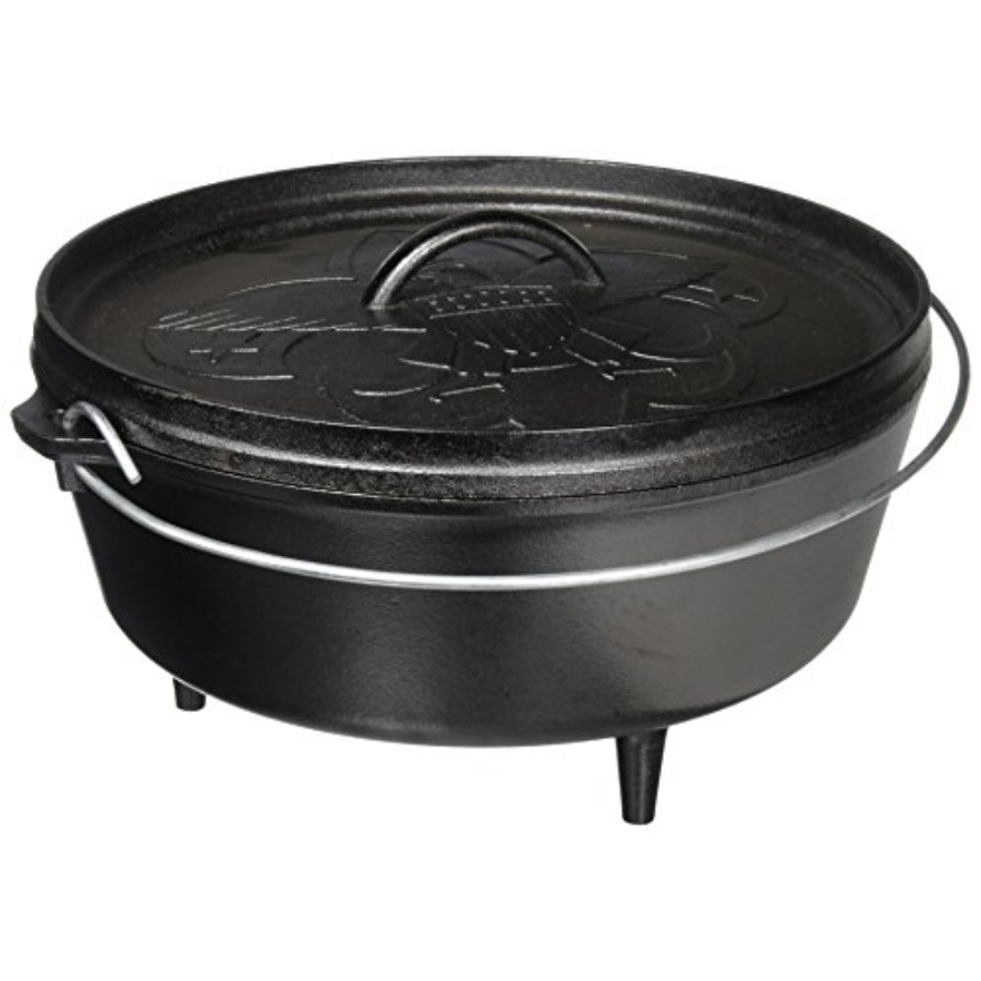 6Quart PreSeasoned Cast Iron C - огляд і ціна Camp Dutch Oven Cast