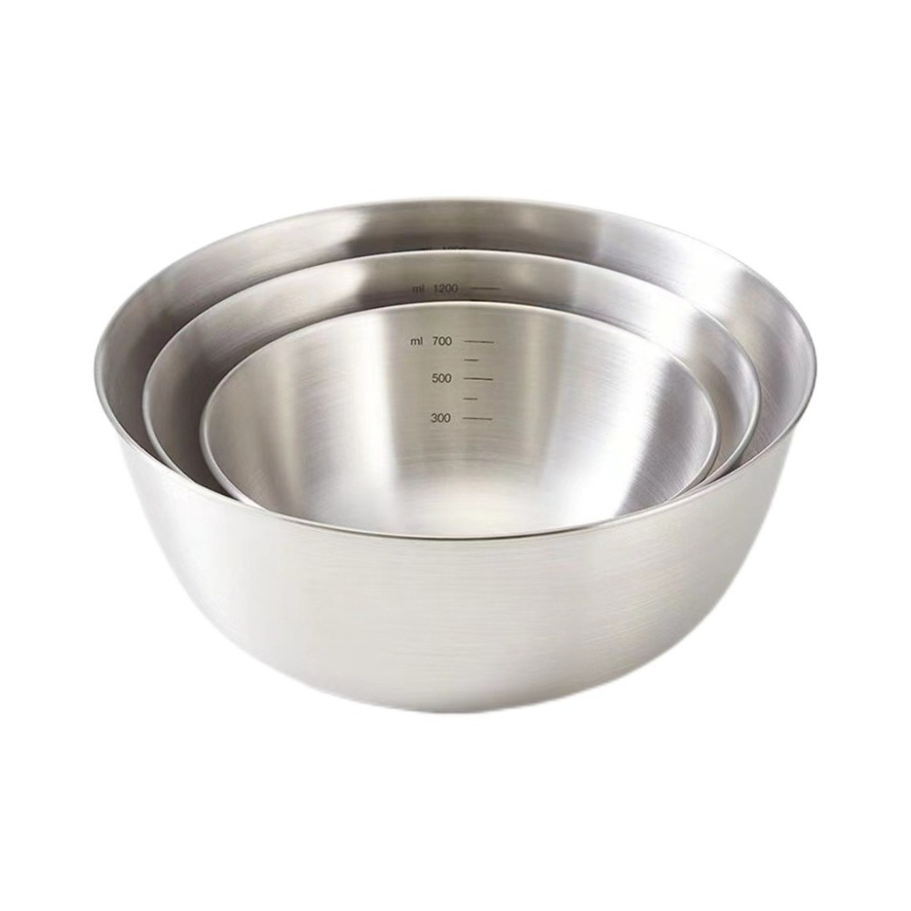 3pcs Stainless Steel Bowl Set  - огляд і ціна Camping Cooking Pan Set