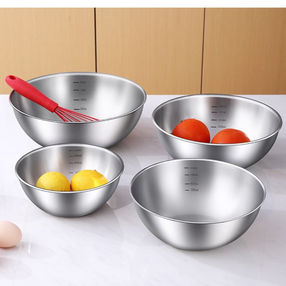 3pcs Stainless Steel Bowl Set  - огляд і ціна Camping Cooking Pan Set