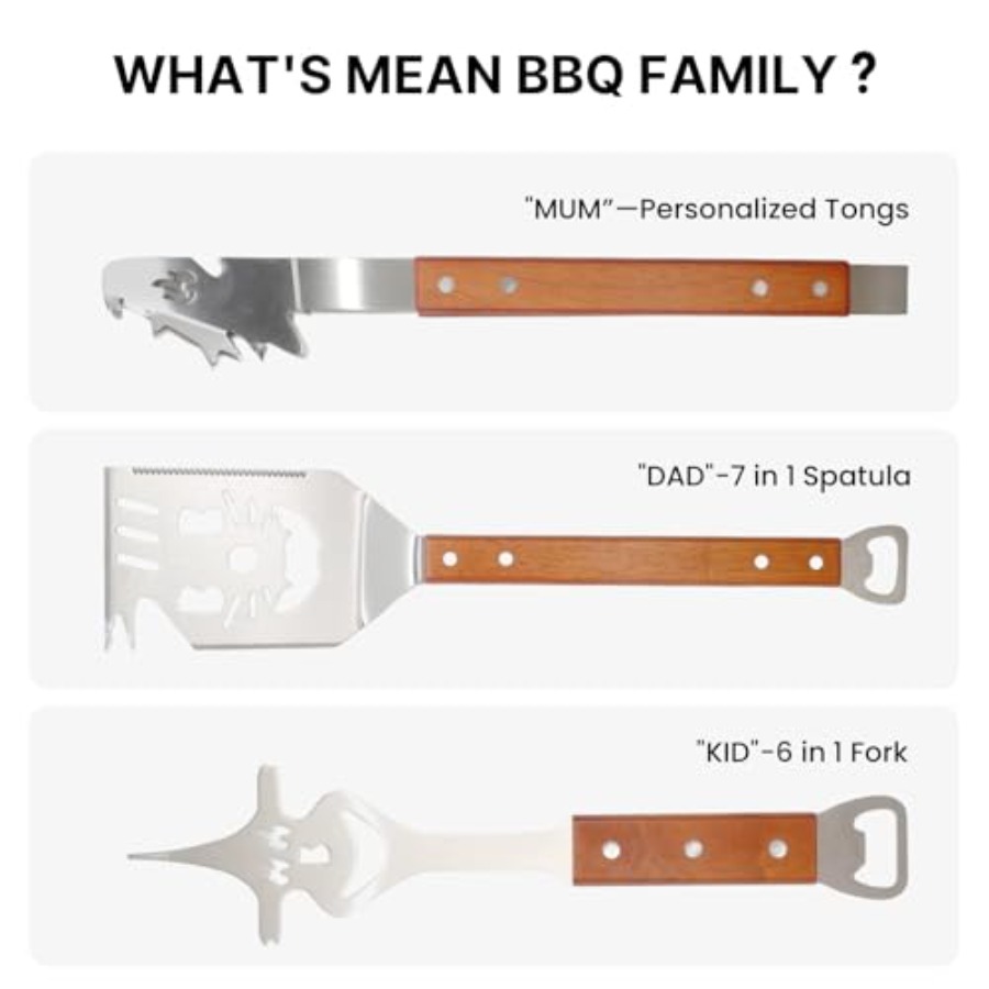 7 in 1 Stainless Steel BBQ Acc - огляд і ціна Camping Cooking Accessories