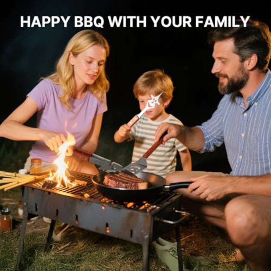 7 in 1 Stainless Steel BBQ Acc - огляд і ціна Camping Cooking Accessories