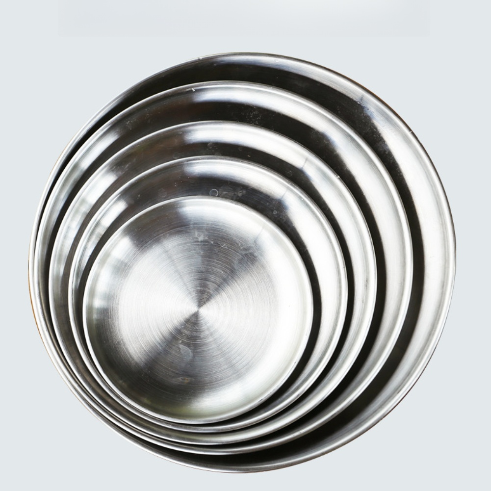 1 PCS  Stainless Steel  Plates - огляд і ціна Camping Cooking Cutlery Set