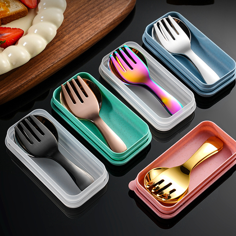 2Pcs Portable Spoon Fork Cutle - огляд і ціна Japan Camping Cooking