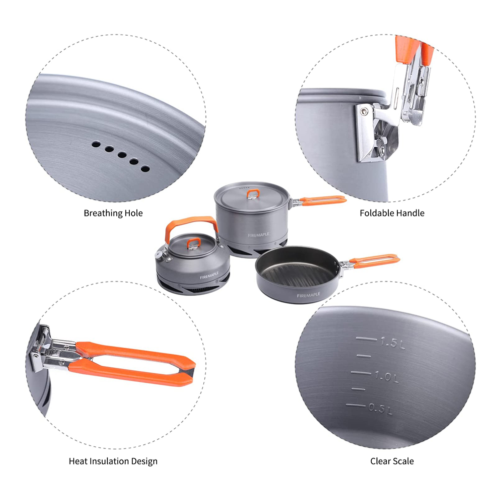 Fire Maple Camping Cookware Ut - огляд і ціна Camping Cooking Roll