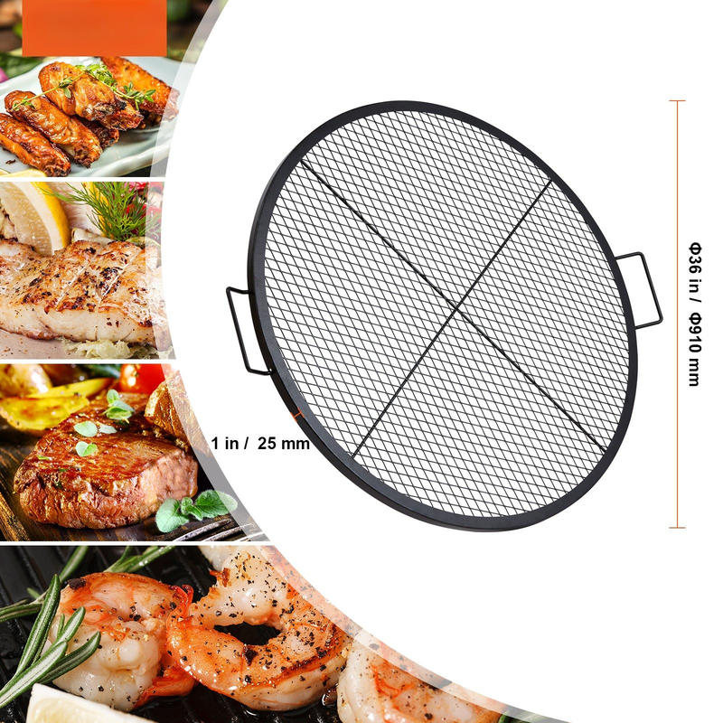 Black Round Cooking Grid 36 In - огляд і ціна Camping Cooking Handle