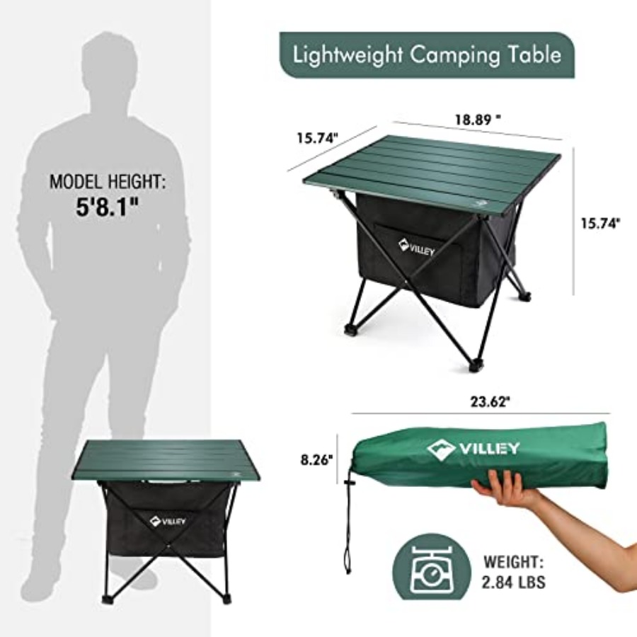 Por Side, Ultralight Aluminum  - огляд і ціна Camping Cooking Table