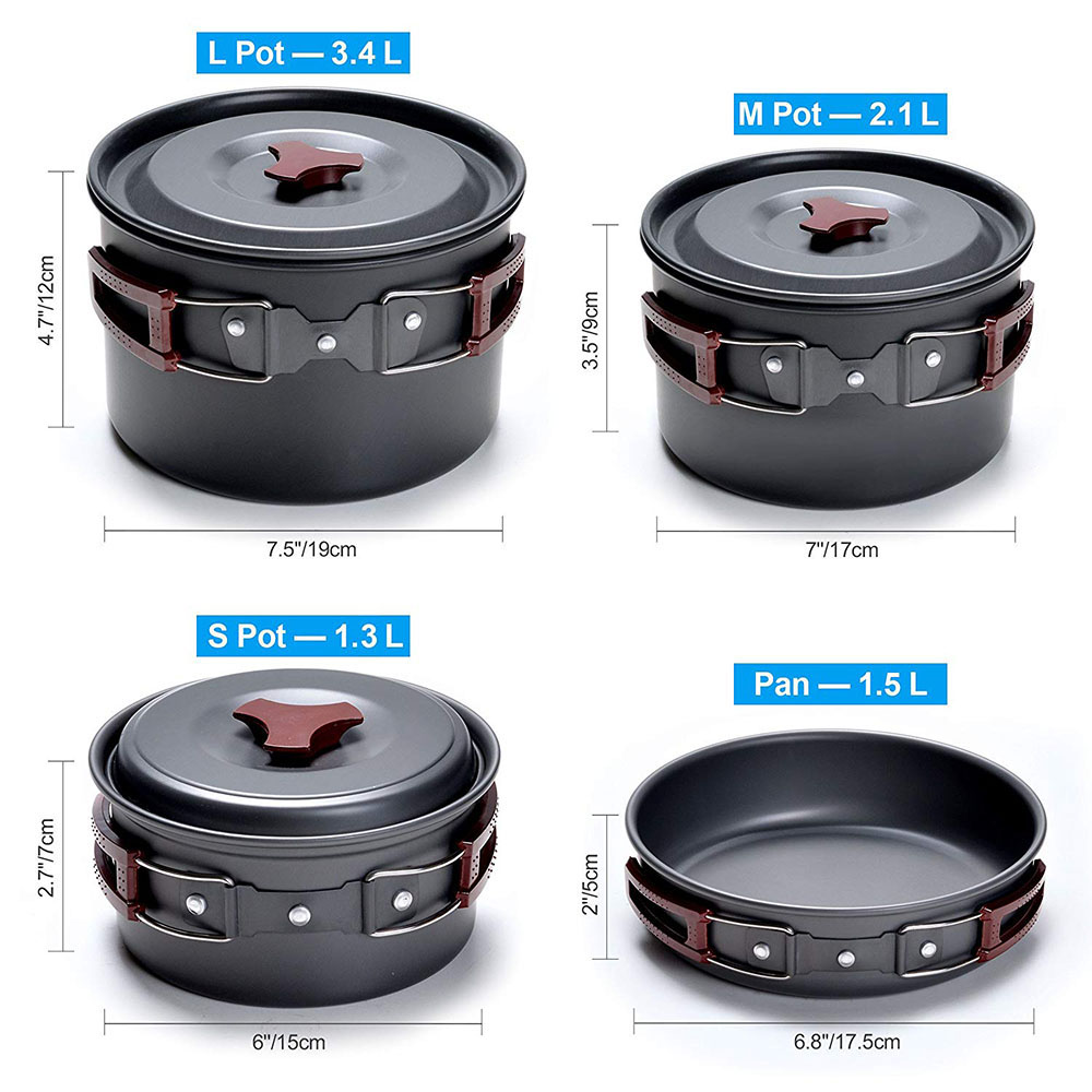 Outdoor Camping Cookware Kit N - огляд і ціна Camping Cooking Roll