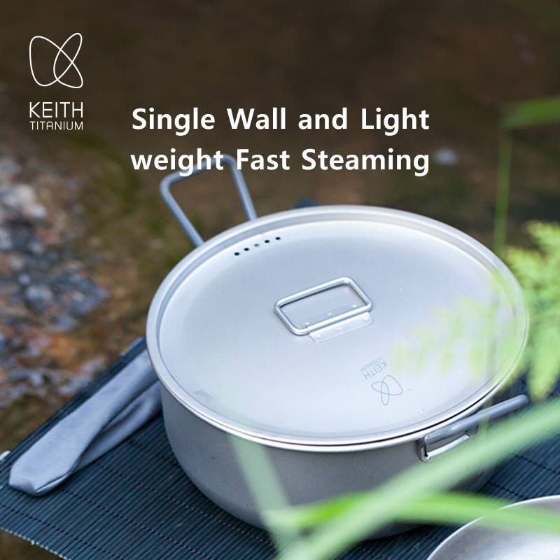 KEITH 1.8L Pure Titanium Cooki - огляд і ціна Camping Cooking Handle