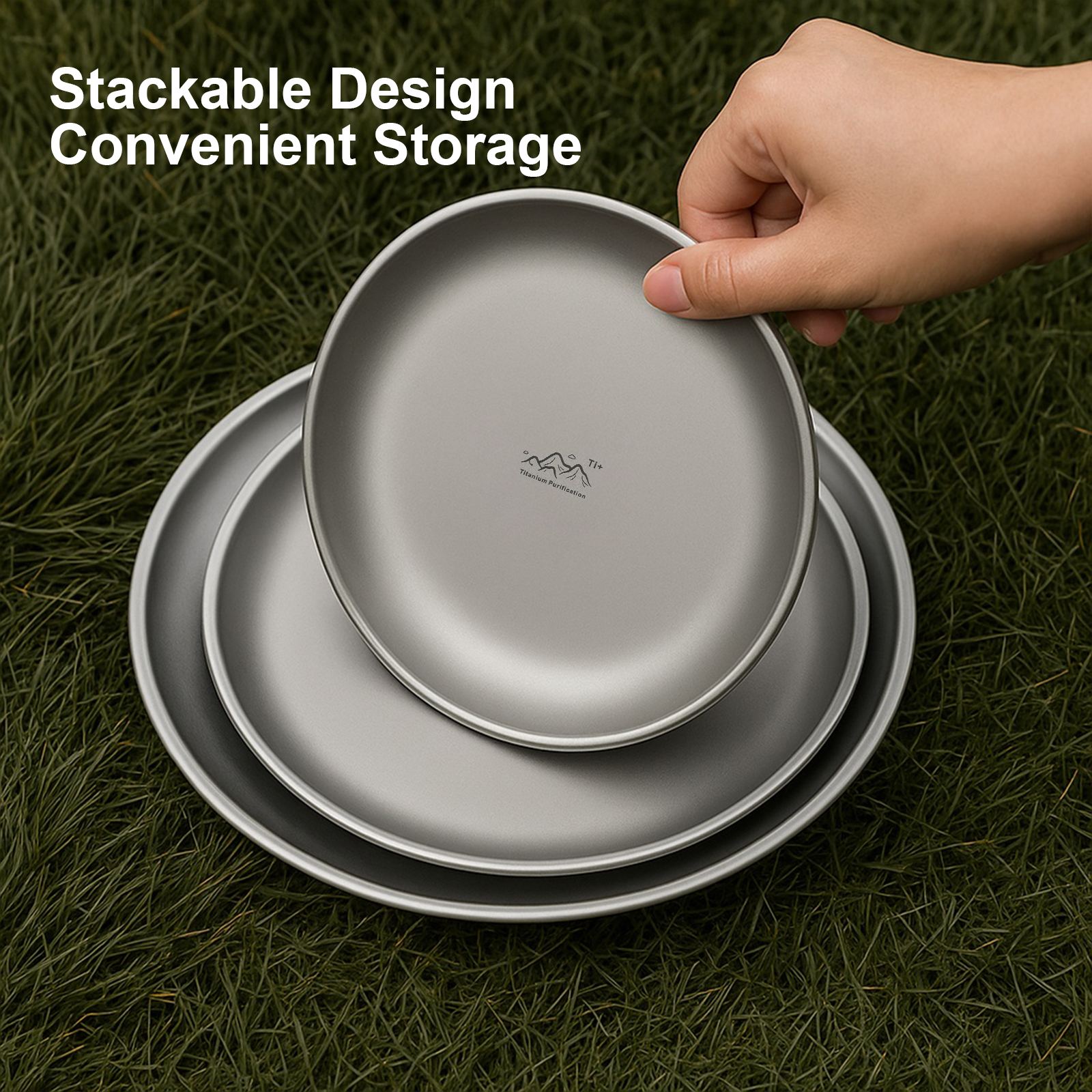 Portable Titanium Purified Sta - огляд і ціна Camping Cooking Cutlery Set