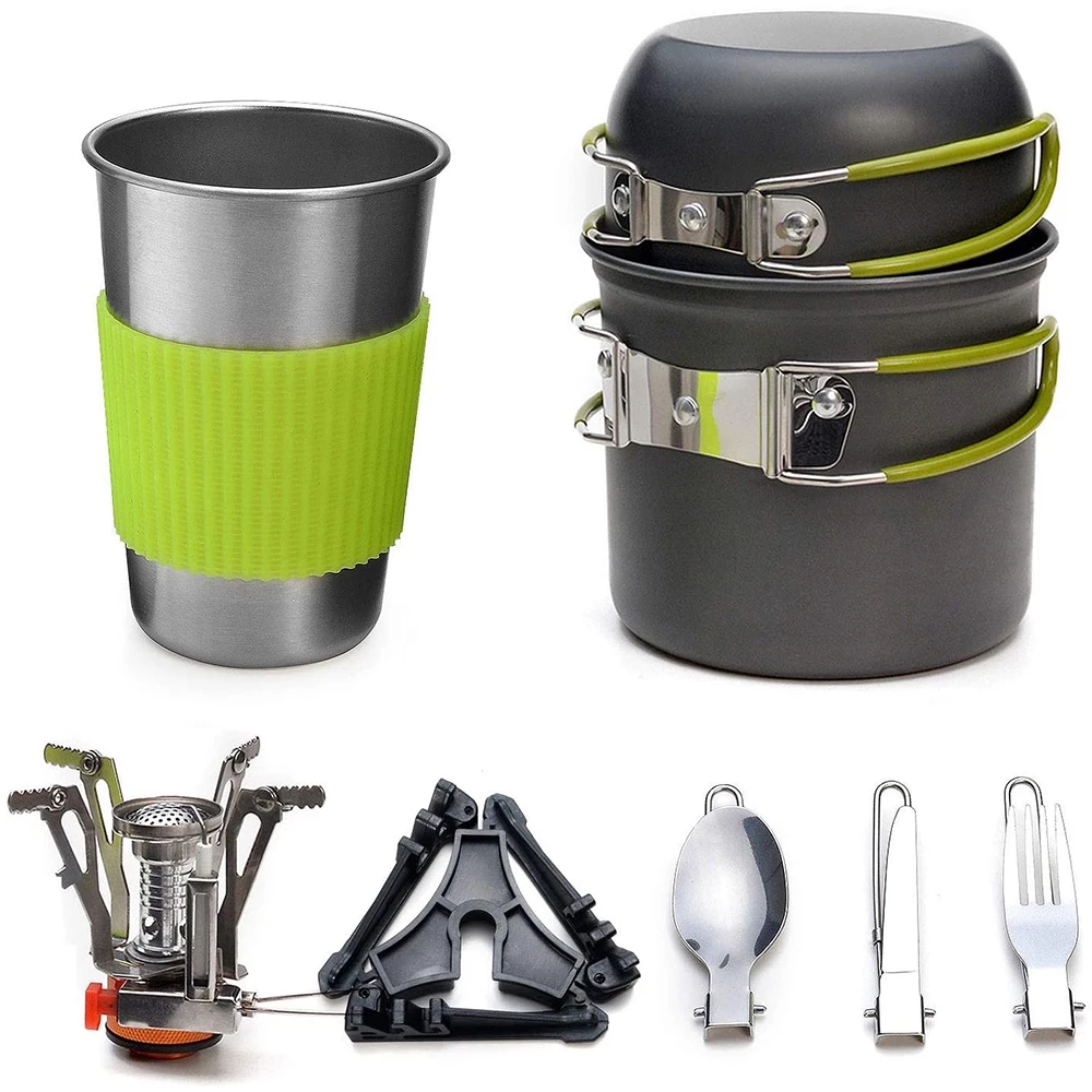 Camping Cookware Kit with Stov - огляд і ціна Camping Cooking Roll