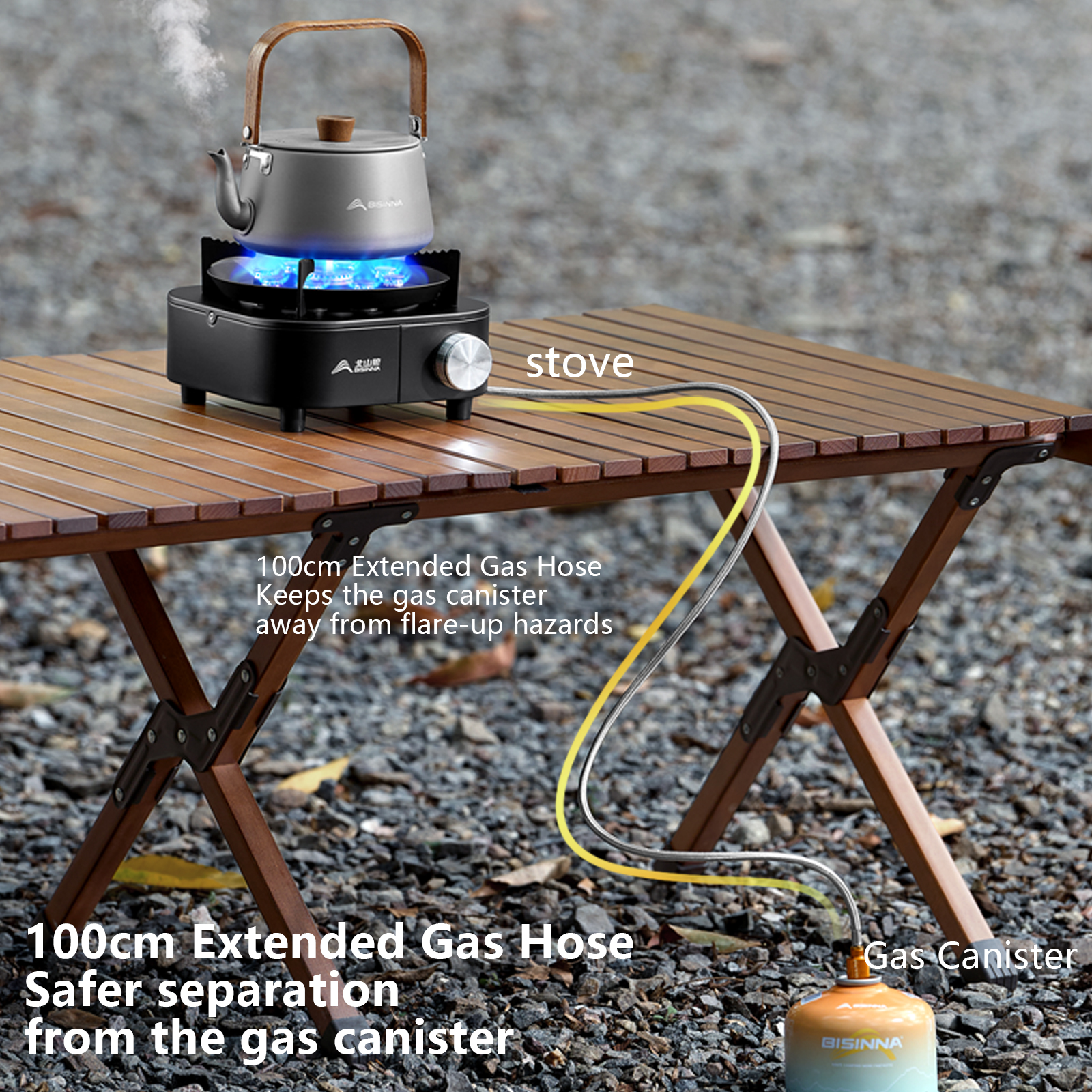 BISINNA Portable Camping Gas S - огляд і ціна Camping Cooking Heater