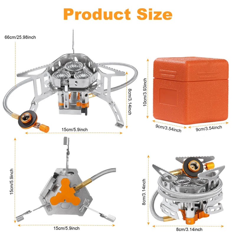 5800W High-Power Camping Gas S - огляд і ціна Camping Cooking Heater