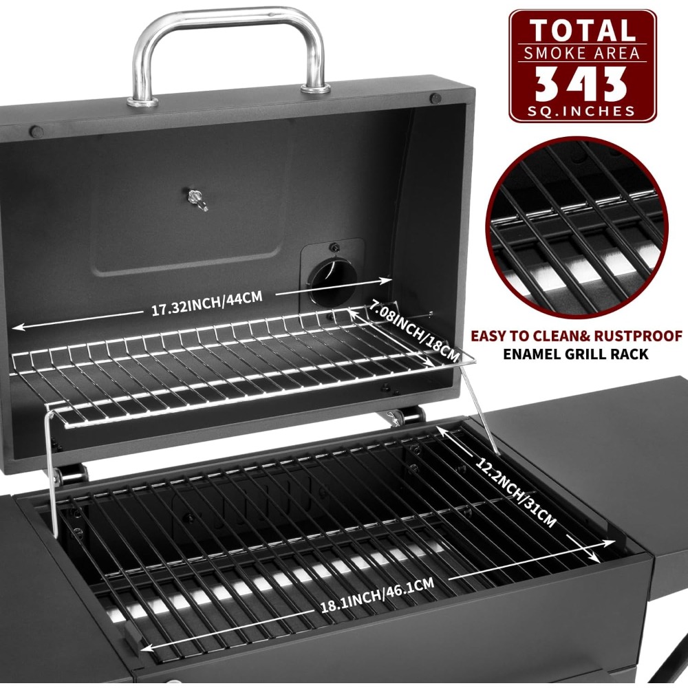 US Shipping Charcoal Grill wit - огляд і ціна Camping Cooking Table