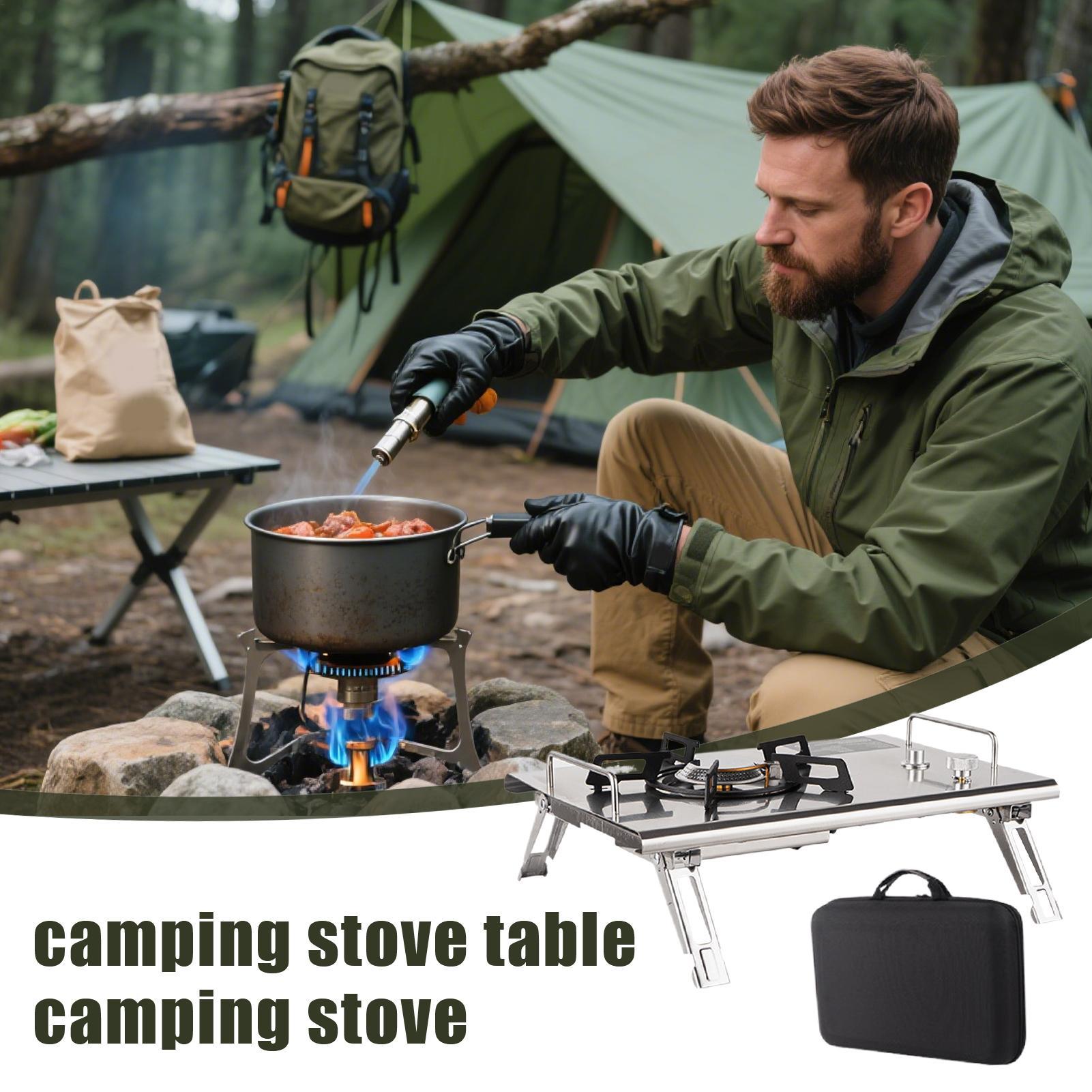 Portable Camping Stove Portabl - огляд і ціна Camping Cooking Table